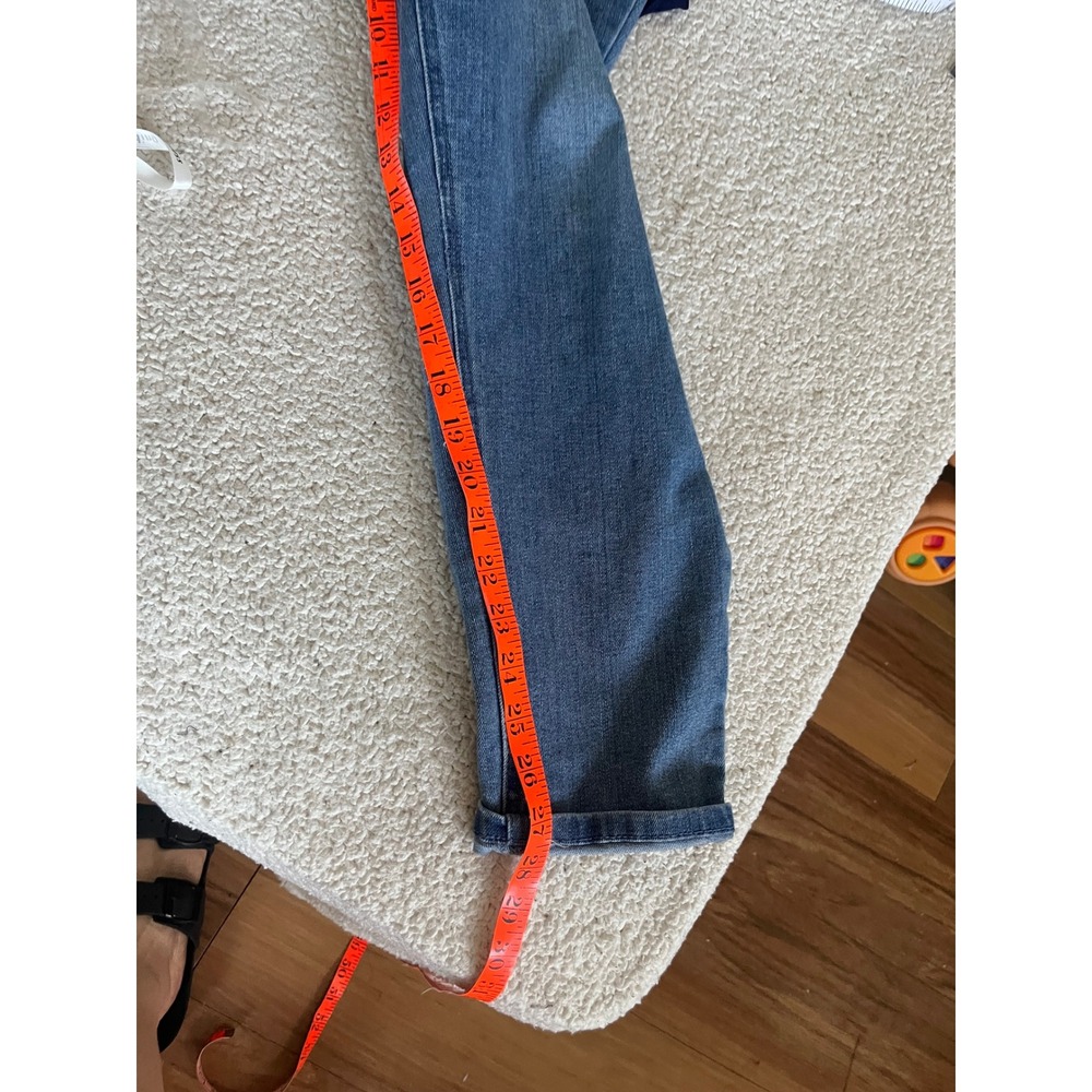 Democracy Ab Solution Skinny Jeans Womens 12 Medium Wash Distressed Ankle Denim - Picture 8 of 11